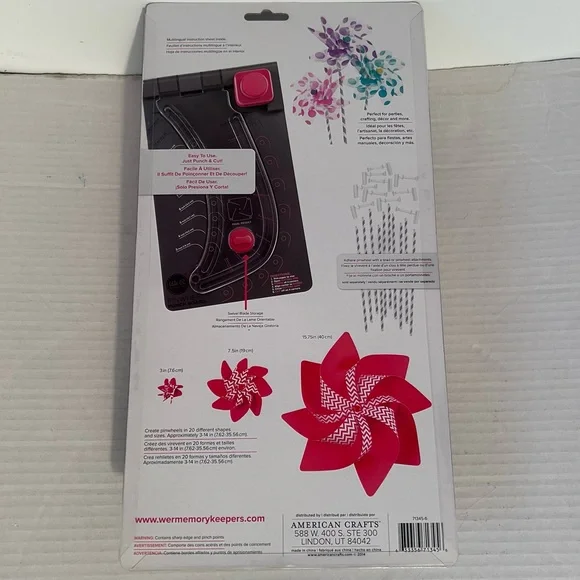 We R Memory Keepers Pinwheel Punch Board - Picture 2 of 3